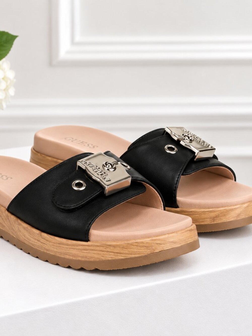 NEW Dr. Scholl's Black Women's Sandals Size 7.5